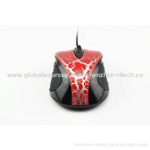 Computer Accessory/Wired Game Mouse, 6D Button with LED Lighting, FCC, CE MarksNew